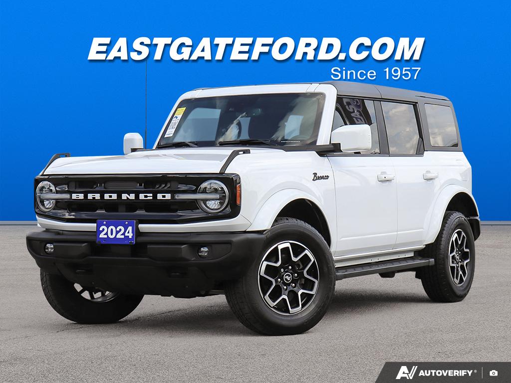 Oxford White 2024 Ford Bronco SUV / Crossover Four-Wheel Drive 