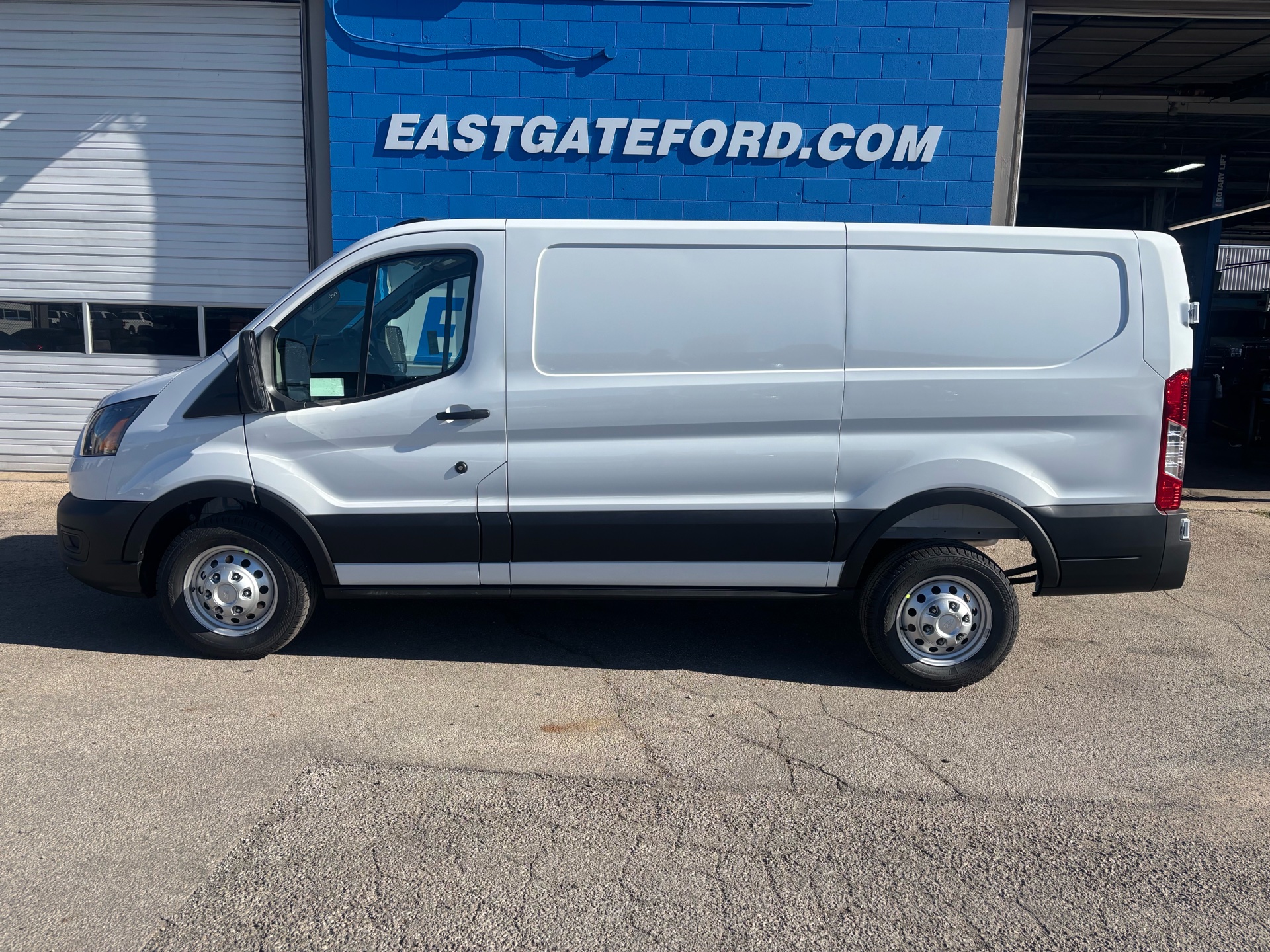 Oxford White 2027 Ford Transit Cargo Van All-Wheel Drive 