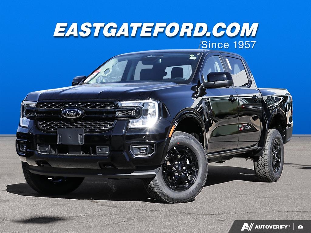 Shadow Black 2026 Ford Ranger Pickup Truck Four-Wheel Drive Automatic