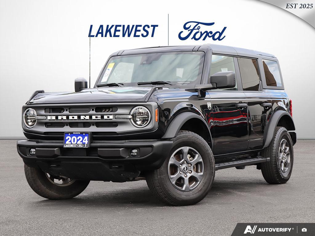 Shadow Black 2024 Ford Bronco SUV / Crossover Four-Wheel Drive 7-Speed Manual