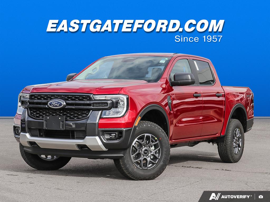 Ruby Red Metallic Tinted Clearcoat 2026 Ford Ranger Pickup Truck Four-Wheel Drive Automatic