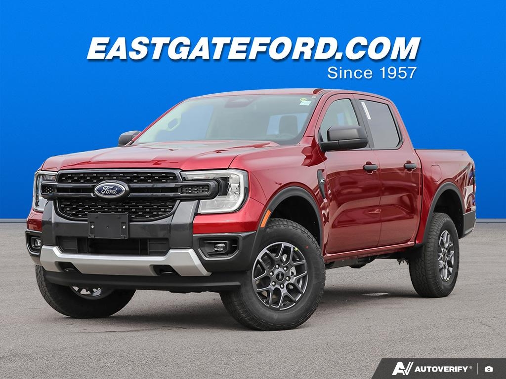 Ruby Red Metallic Tinted Clearcoat 2026 Ford Ranger Pickup Truck Four-Wheel Drive Automatic