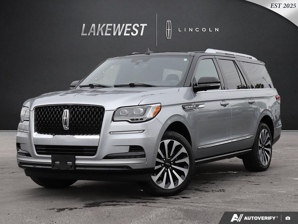 Silver Radiance Metallic Clearcoat 2024 Lincoln Navigator SUV / Crossover Four-Wheel Drive Automatic