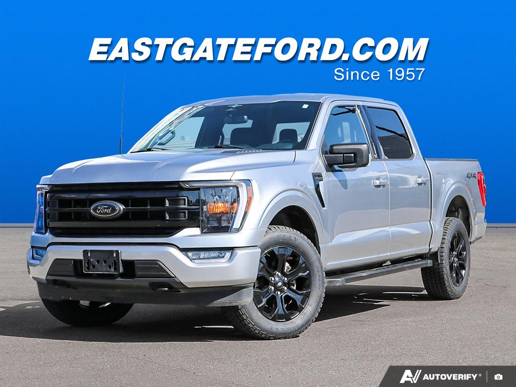 Iconic Silver Metallic 2023 Ford F-150 Pickup Truck Four-Wheel Drive Automatic