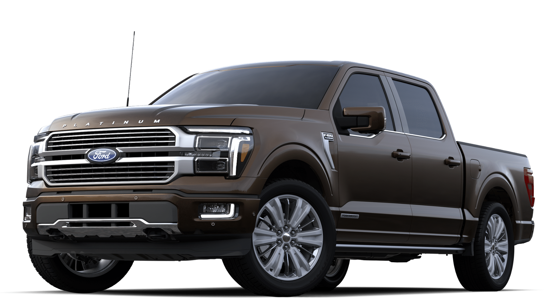 Darkened Bronze 2024 Ford F-150 Pickup Truck Four-Wheel Drive Automatic