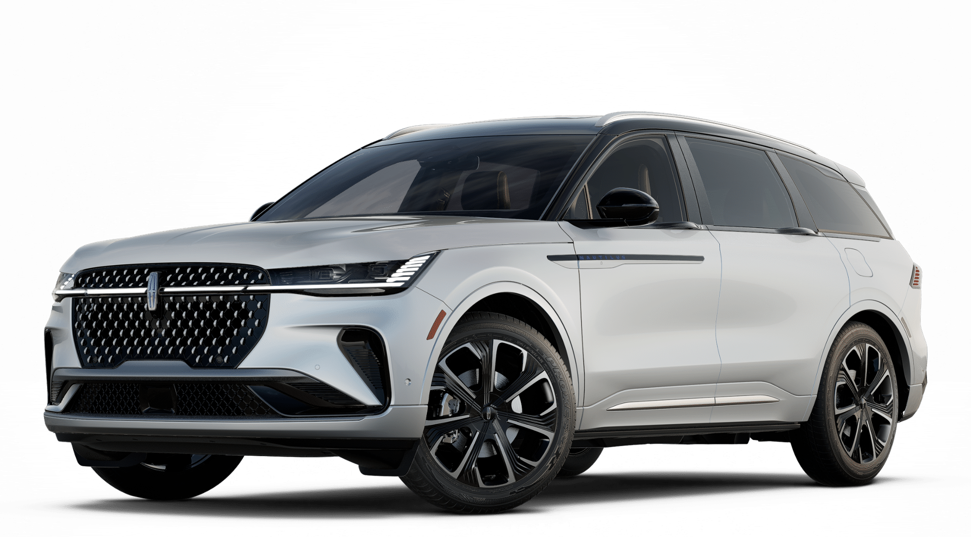 White Platinum Metallic Tri-Coat 2024 Lincoln Nautilus SUV / Crossover All-Wheel Drive Continuously Variable Transmission