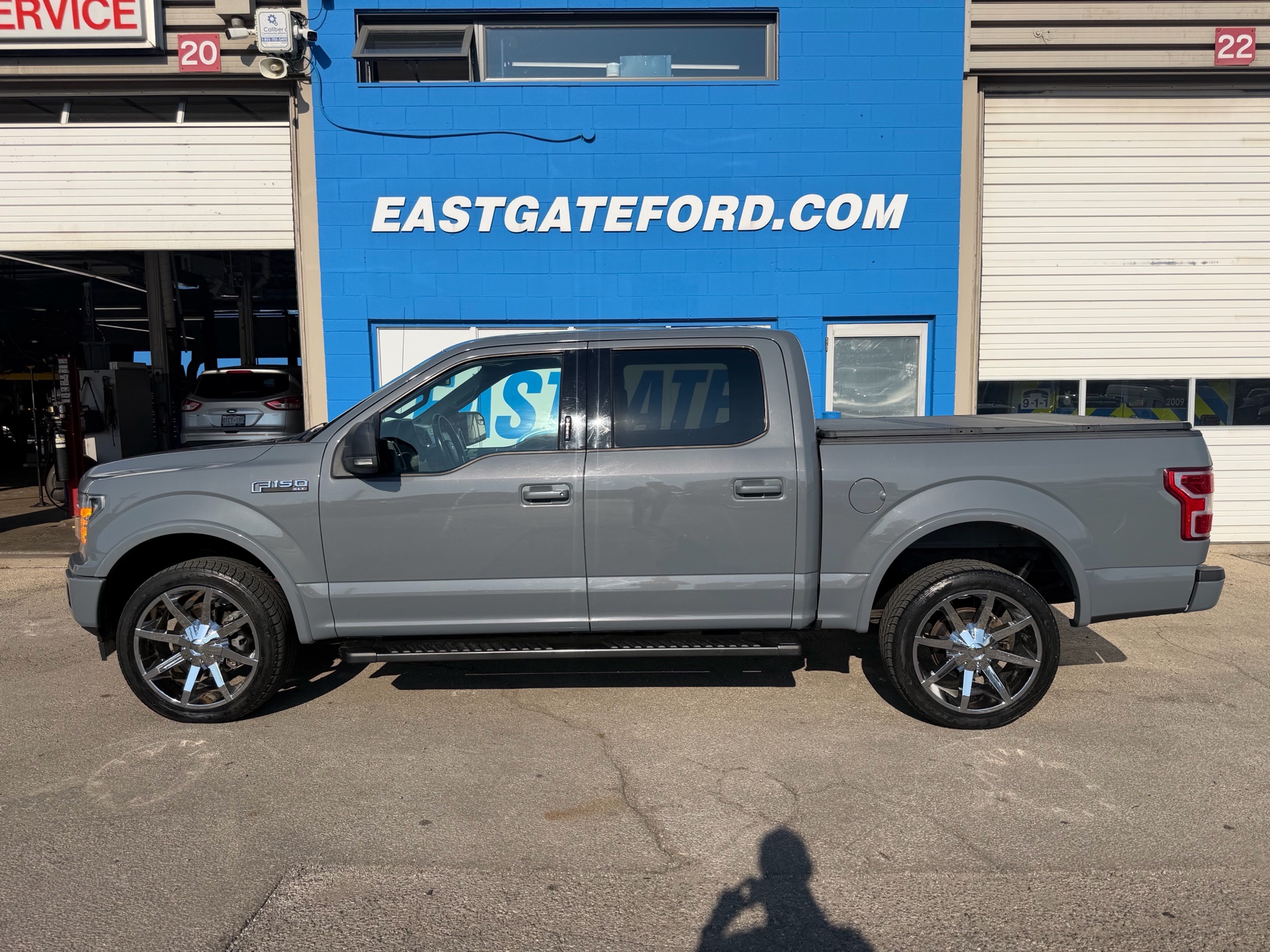 Gray (Abyss Grey) 2019 Ford F-150 Pickup Truck Four-Wheel Drive 6-Speed Automatic
