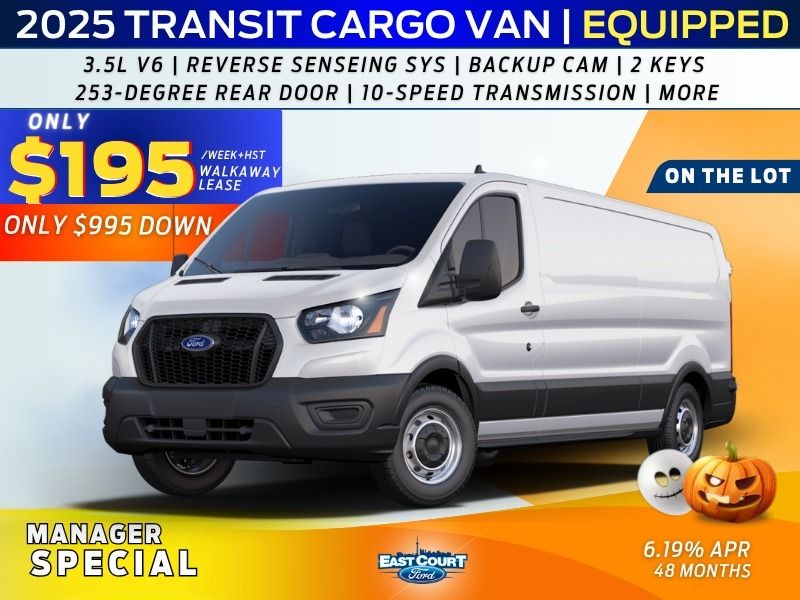 New 2025 Ford Transit Cargo Van #LOWROOF Ontario's Best Deal