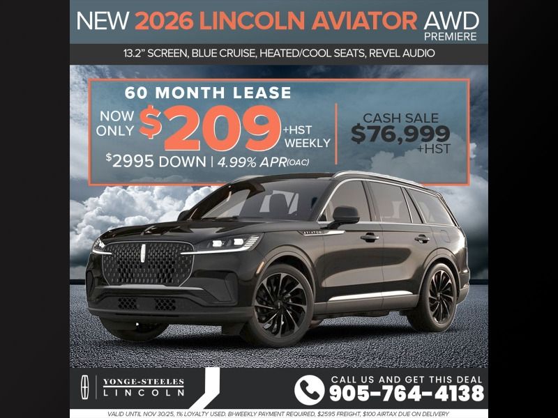 2026 Lincoln Aviator