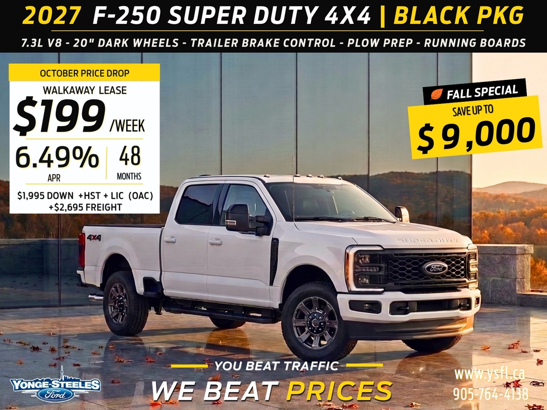 Oxford White 2027 Ford F-250 Super Duty Pickup Truck Four-Wheel Drive Automatic