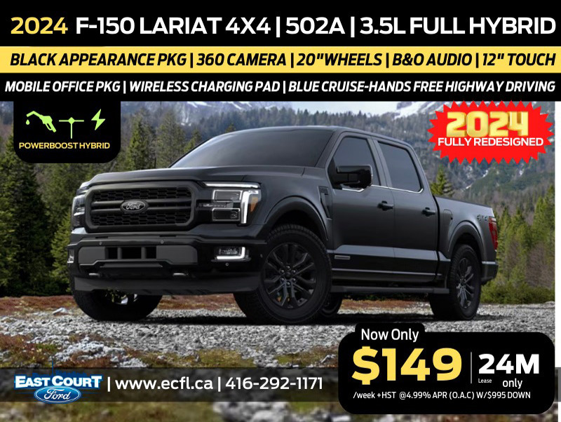 Confirm Availability For This New 2024 Ford F150 Lariat 2024_Lariat