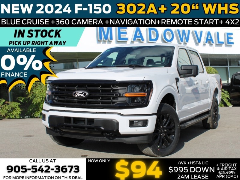 New 2024 Ford F-150 XLT #LT19010 Mississauga, ON | Meadowvale Ford