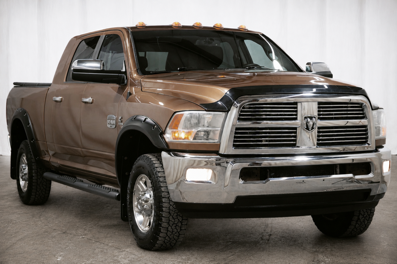 Brown 2012 RAM 3500 Pickup Truck Four-Wheel Drive 6-Speed Automatic Overdrive