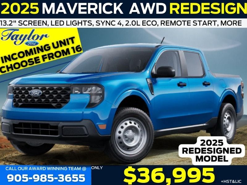 New 2025 Ford Maverick XLT 2025 Maverick Port Perry, ON Taylor Ford