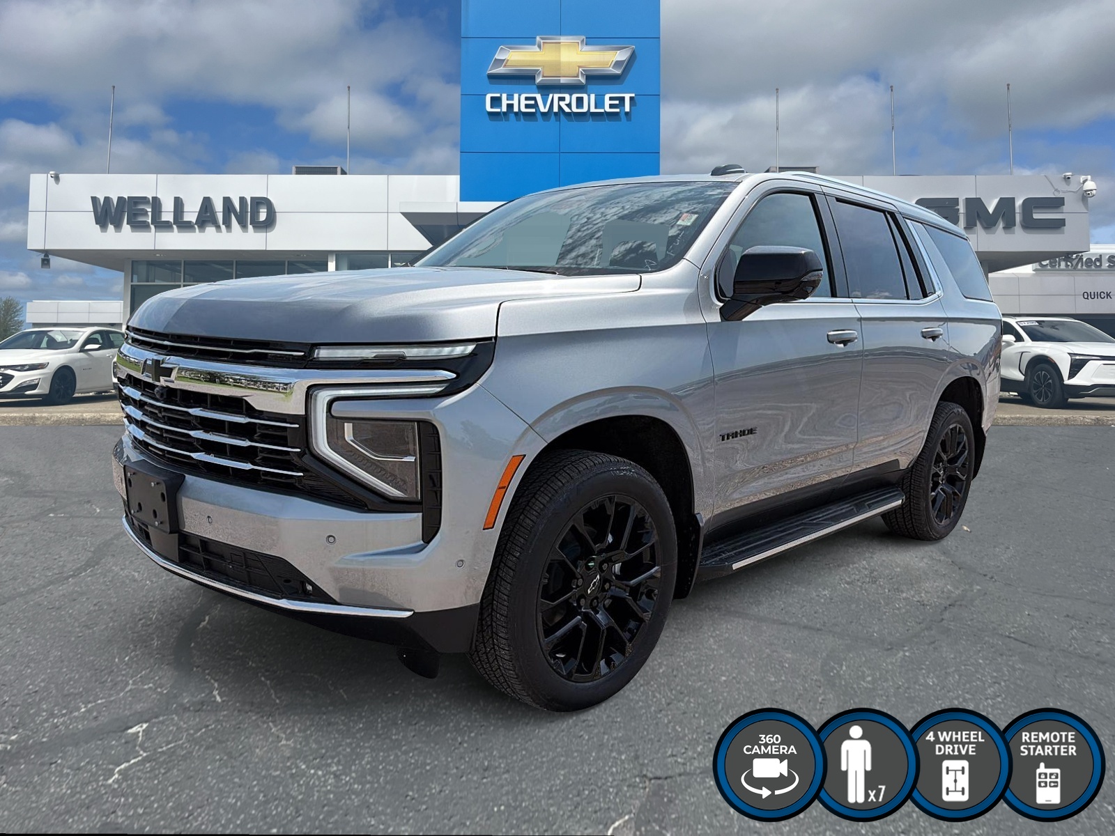 Gray (Sterling Grey Metallic) 2026 Chevrolet Tahoe SUV / Crossover Four-Wheel Drive Automatic