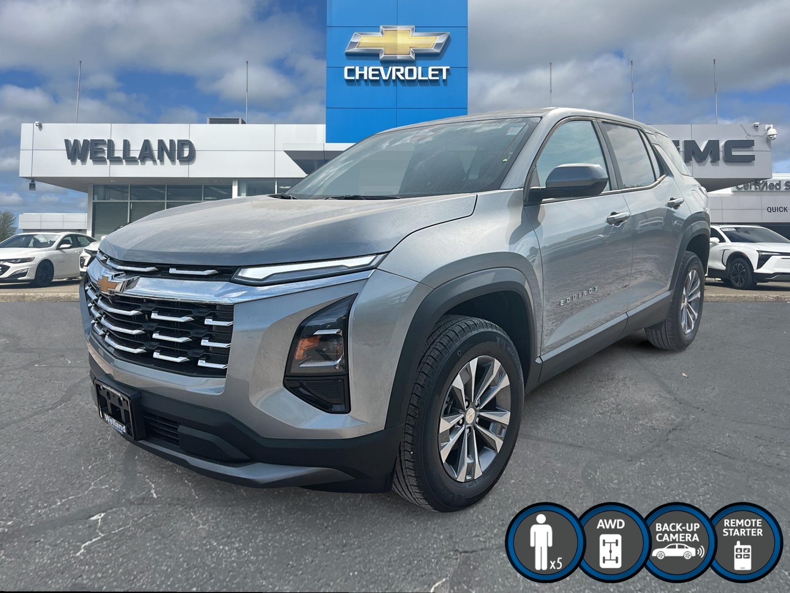 Sterling Gray Metallic 2026 Chevrolet Equinox SUV / Crossover Four-Wheel Drive 8-Speed Automatic