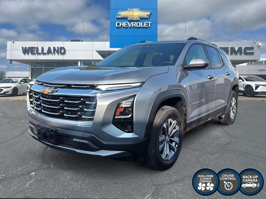 Sterling Gray Metallic 2025 Chevrolet Equinox SUV / Crossover Front-Wheel Drive Continuously Variable Transmission