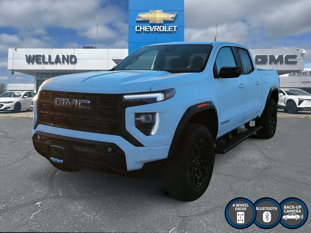 Summit White 2026 GMC Canyon Pickup Truck Four-Wheel Drive 8-Speed Automatic
