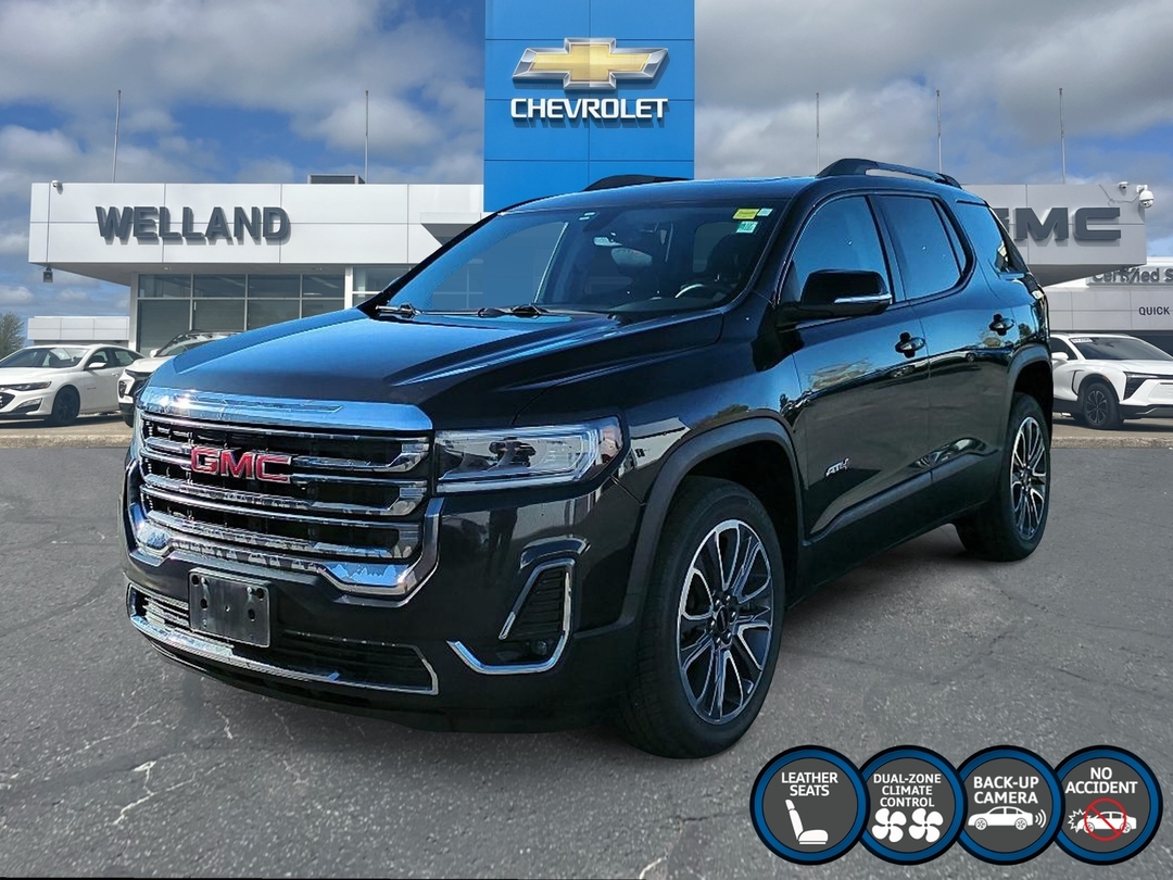Carbon Black Metallic 2020 GMC Acadia SUV / Crossover Four-Wheel Drive 9-Speed Automatic