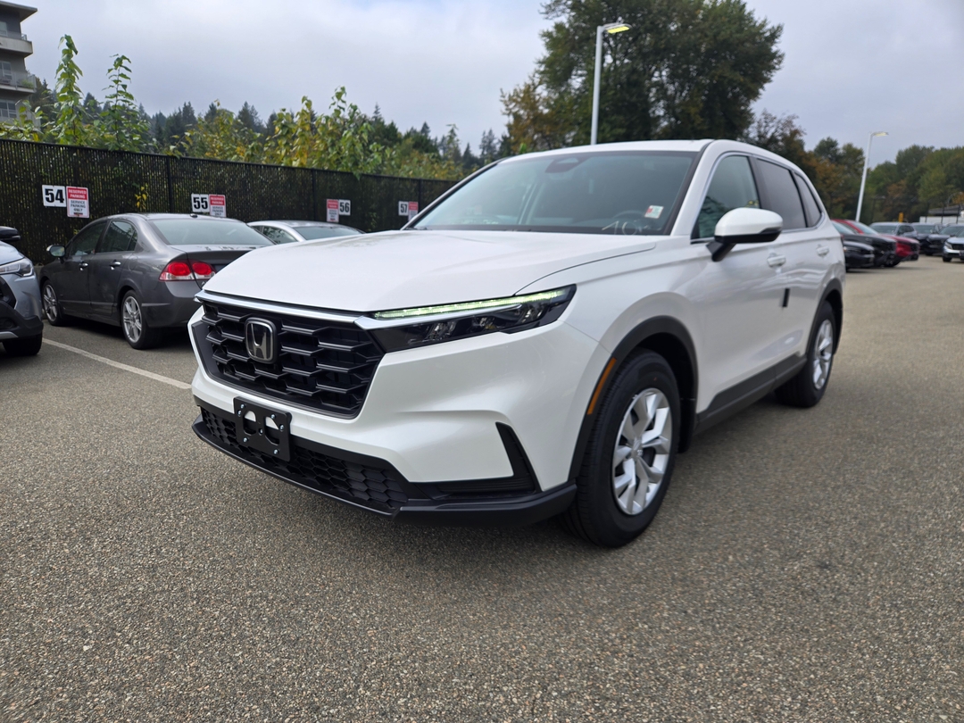Platinum White Pearl 2026 Honda CR-V SUV / Crossover Front-Wheel Drive Continuously Variable Transmission