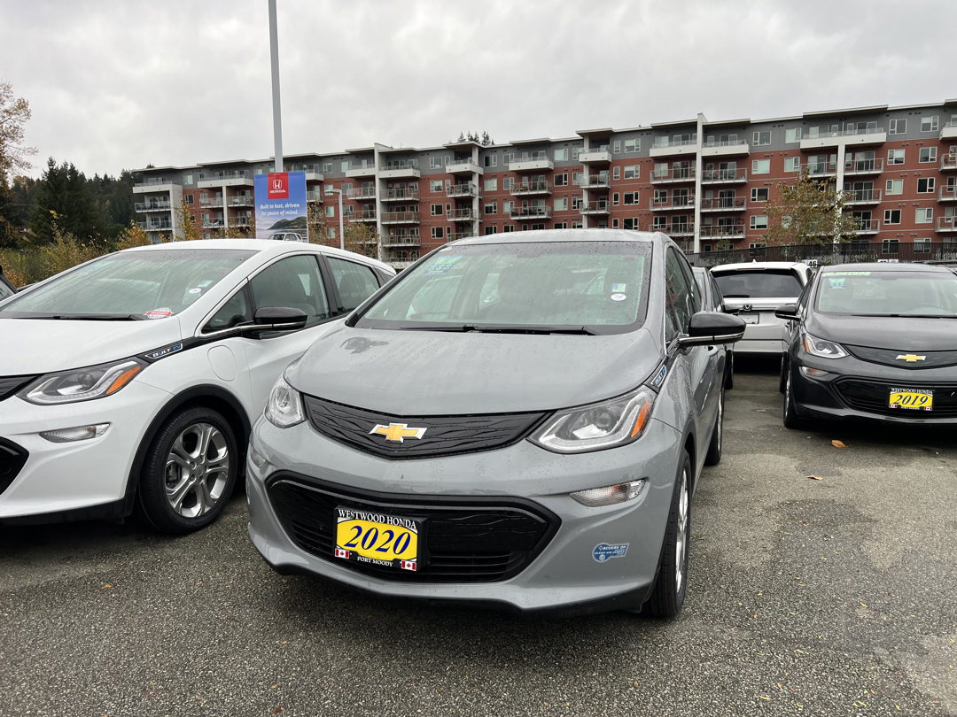 Used 2020 Chevrolet Bolt EV Ev Lt 18319QEV Port Moody, BC Westwood Honda