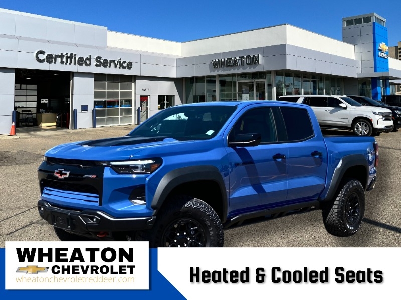 Reef Blue Metallic 2026 Chevrolet Colorado Pickup Truck Four-Wheel Drive 8-Speed Automatic