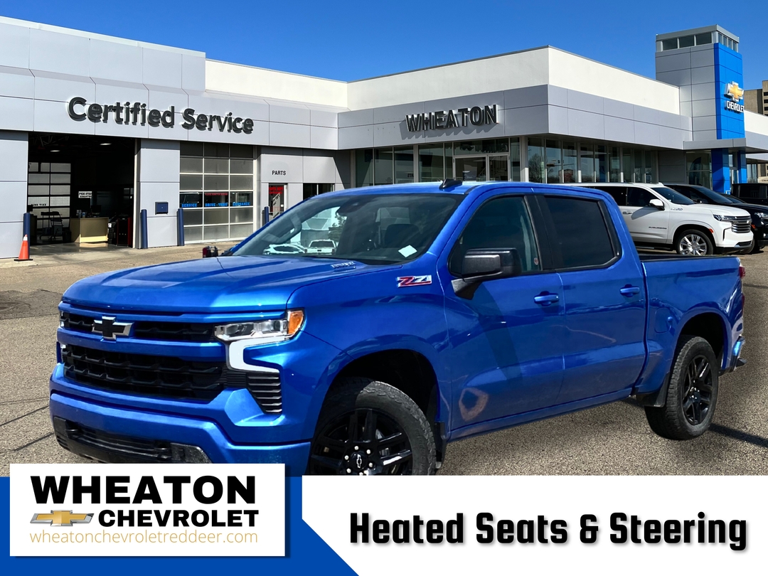 Riptide Blue Metallic 2025 Chevrolet Silverado 1500 Pickup Truck Four-Wheel Drive Automatic