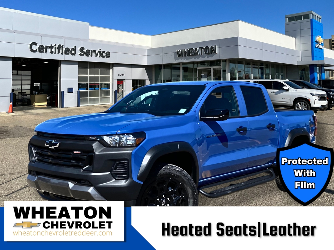 Reef Blue Metallic 2026 Chevrolet Colorado Pickup Truck Four-Wheel Drive 8-Speed Automatic
