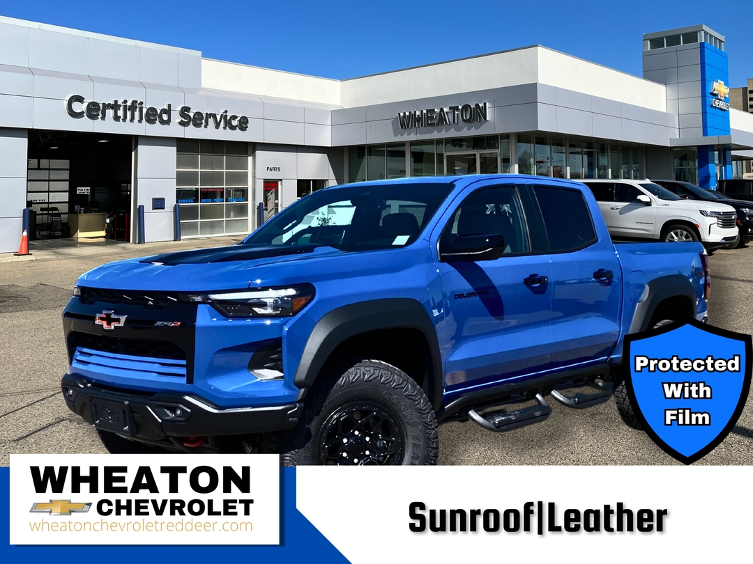 Reef Blue Metallic 2026 Chevrolet Colorado Pickup Truck Four-Wheel Drive 8-Speed Automatic