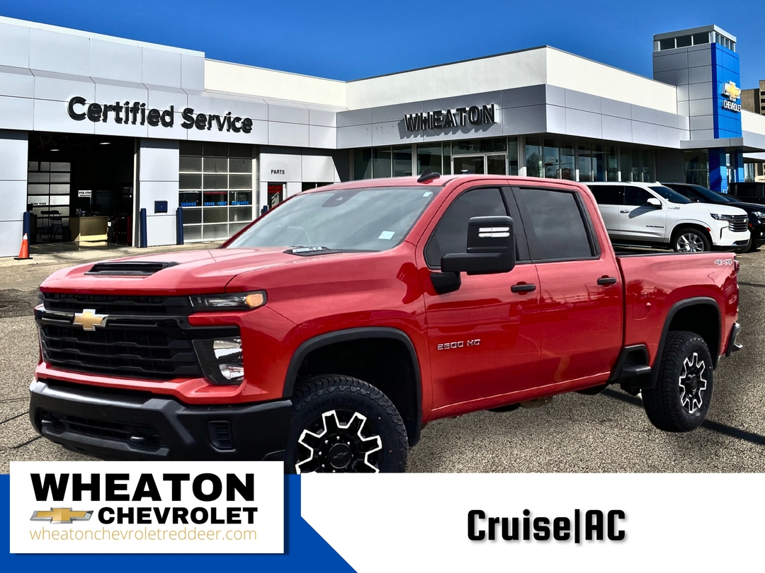 Red Hot 2024 Chevrolet Silverado 2500HD Pickup Truck Four-Wheel Drive Automatic