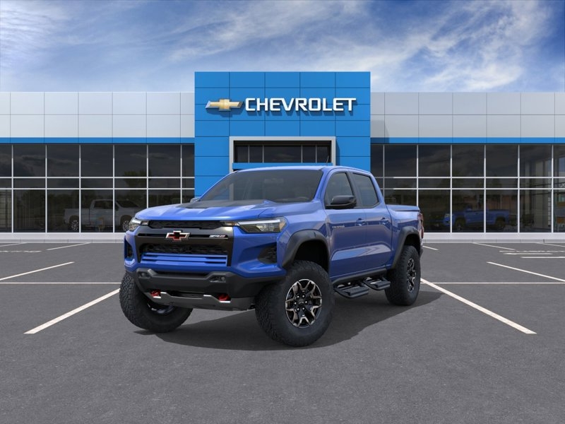 Reef Blue Metallic 2026 Chevrolet Colorado Pickup Truck Four-Wheel Drive 8-Speed Automatic