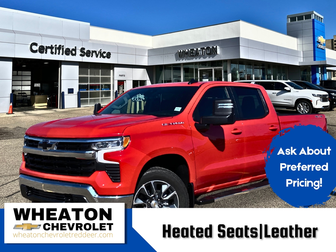 Red Hot 2026 Chevrolet Silverado 1500 Pickup Truck Four-Wheel Drive Automatic
