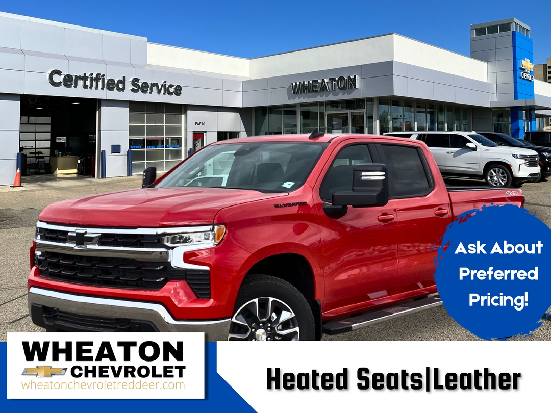 Red Hot 2026 Chevrolet Silverado 1500 Pickup Truck Four-Wheel Drive Automatic