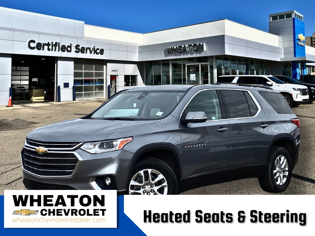 Gray (Satin Steel Metallic) 2021 Chevrolet Traverse SUV / Crossover Front-Wheel Drive 9-Speed Automatic