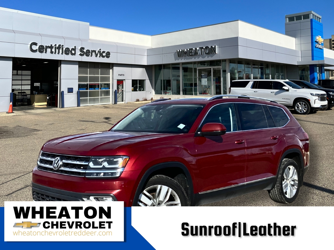 Red 2018 Volkswagen Atlas SUV / Crossover 8-Speed Automatic