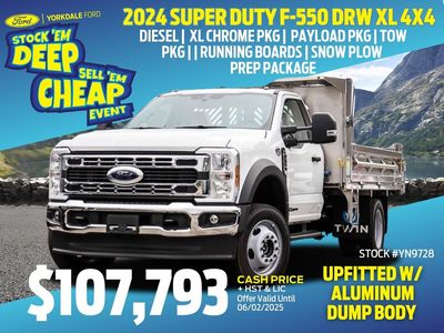 New 2024 Ford Super Duty F-550 DRW XL YN9728