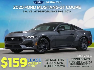 New 2025 Ford Mustang GT Fastback M25060