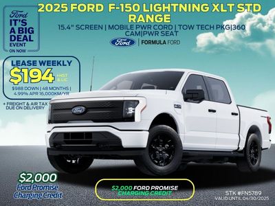New 2025 Ford F-150 Lightning XLT FN5789