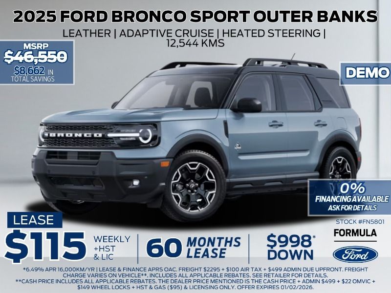 2025 Ford Bronco Sport