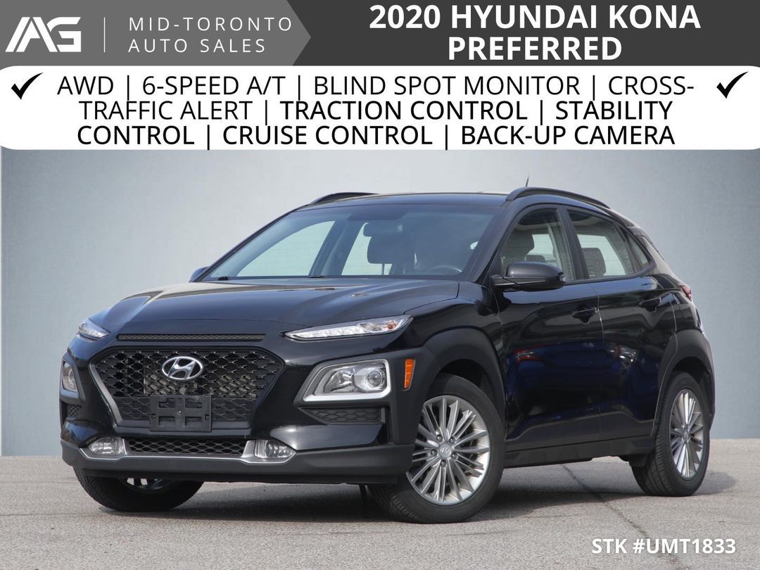 Used 2020 Hyundai Kona Preferred #UMTR1833 Toronto, ON | Mid-Toronto ...