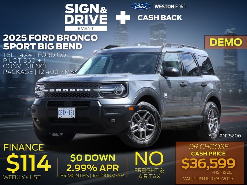 2025 Ford Bronco Sport
