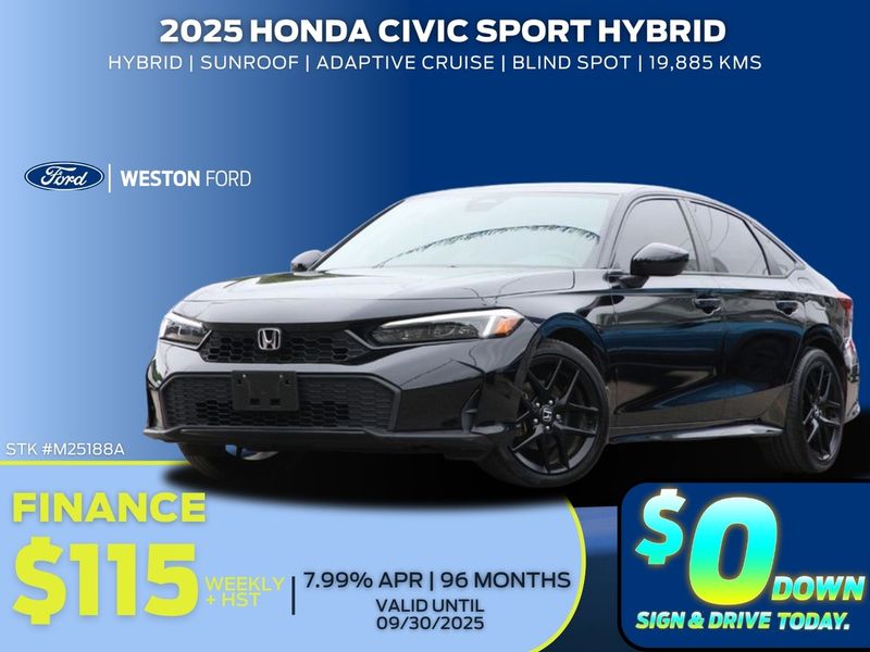 2025 Honda Civic Sedan Hybrid