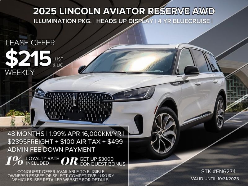2025 Lincoln Aviator