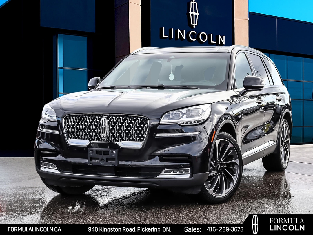 Black 2022 Lincoln Aviator SUV / Crossover All-Wheel Drive Automatic