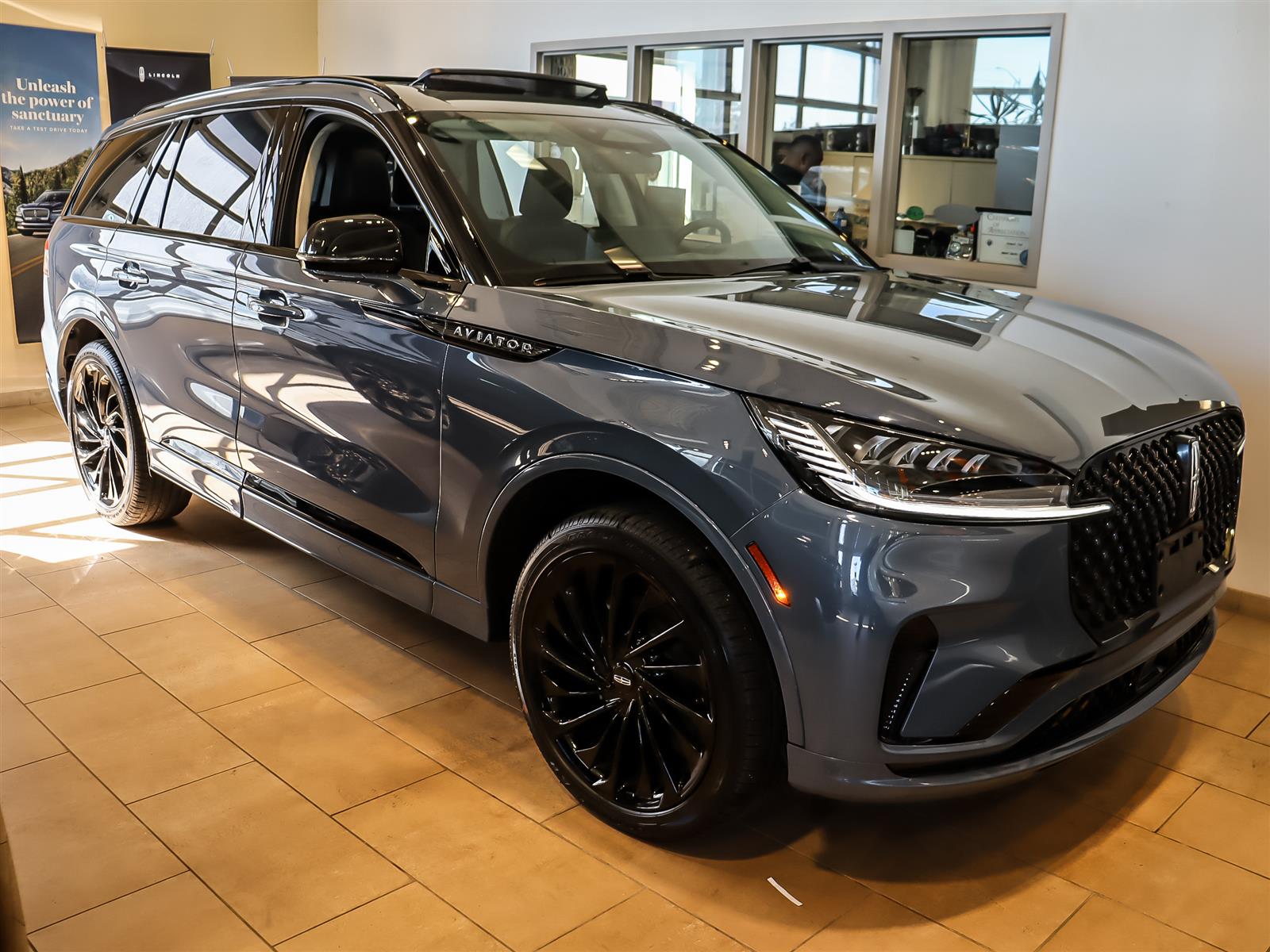Vapor Blue 2026 Lincoln Aviator SUV / Crossover All-Wheel Drive Automatic