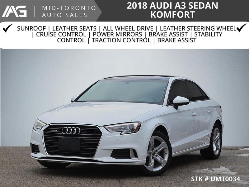 2018 Audi A3 Sedan