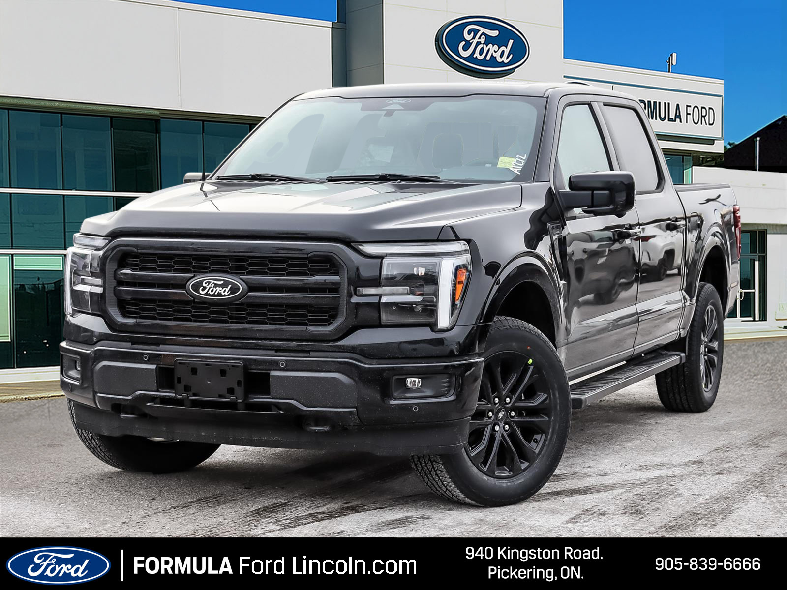 Agate Black Metallic 2026 Ford F-150 Pickup Truck Four-Wheel Drive Automatic