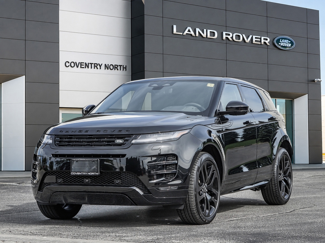 SANTORINI BLACK METALLIC 2026 Land Rover Range Rover Evoque SUV / Crossover All-Wheel Drive Automatic