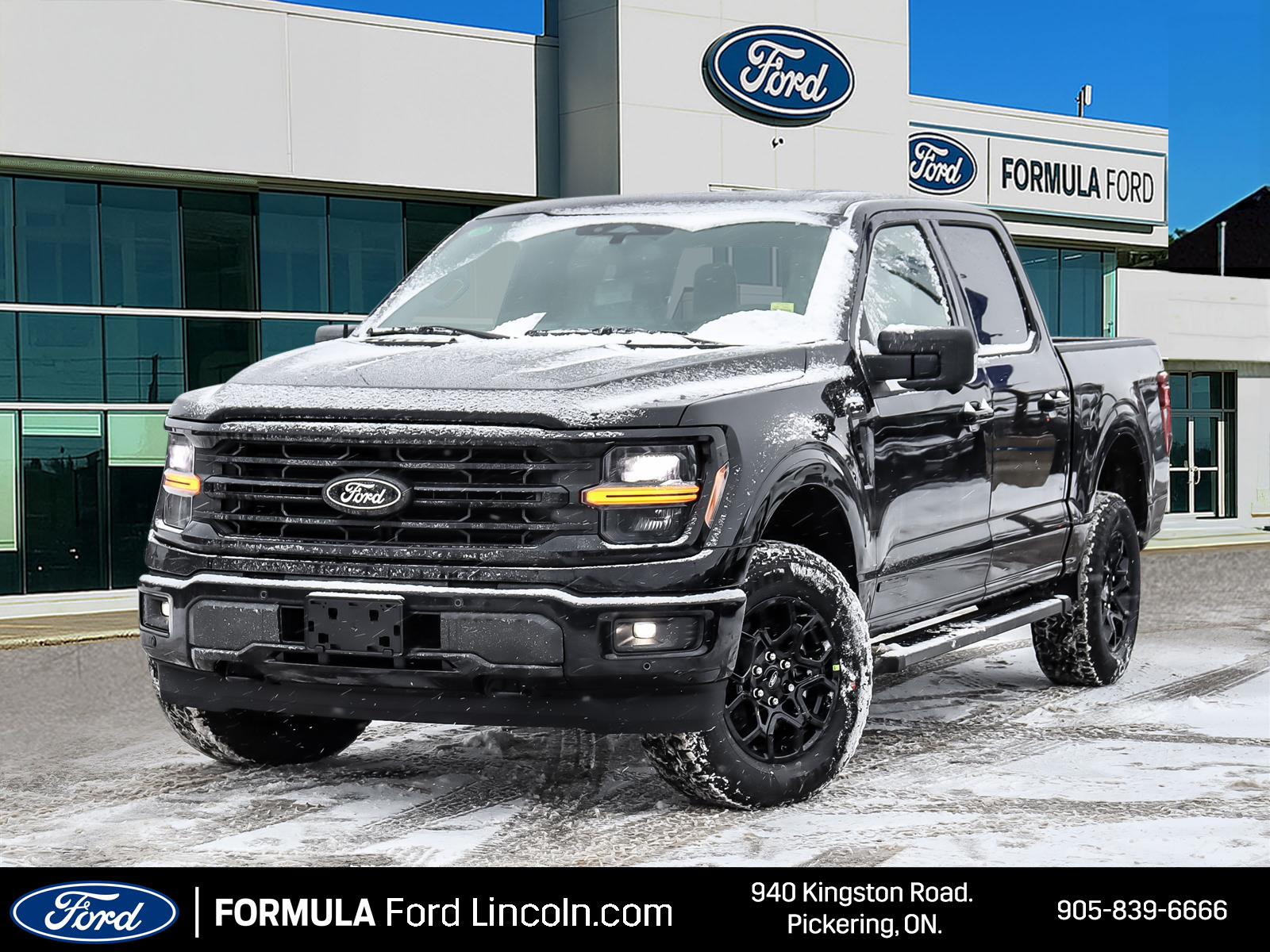 Agate Black Metallic 2026 Ford F-150 Pickup Truck Four-Wheel Drive Automatic
