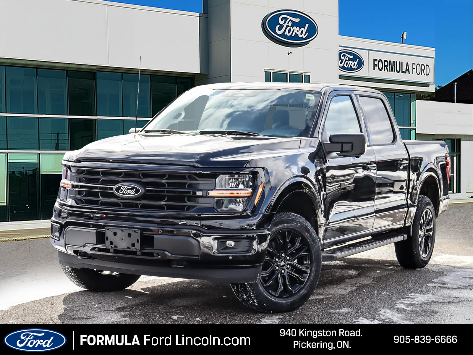 Agate Black Metallic 2026 Ford F-150 Pickup Truck Four-Wheel Drive Automatic